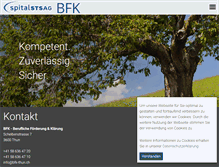 Tablet Screenshot of bfk-thun.ch